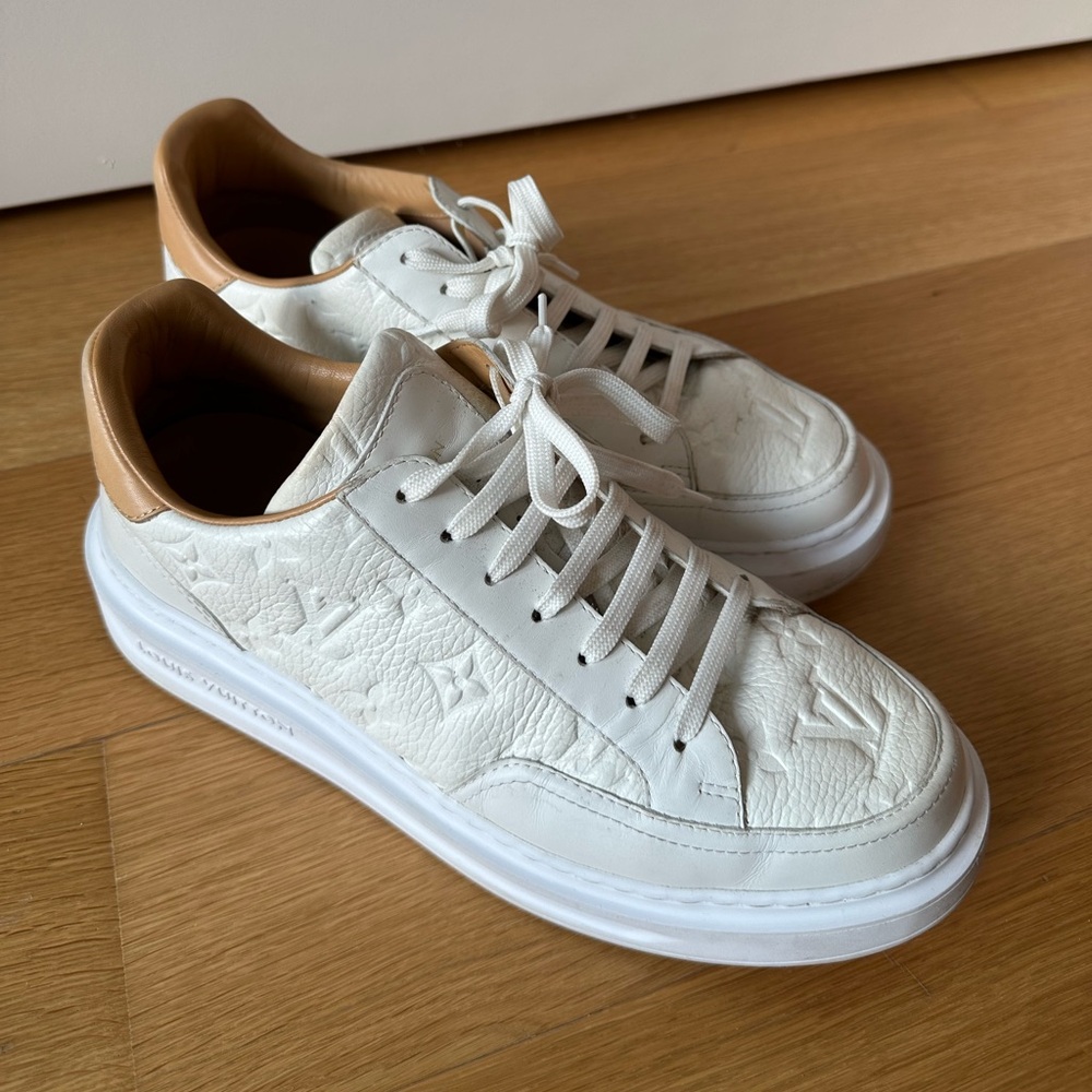 Louis Vuitton Beverly Hills White Sneaker, women’s size 10 or men’s size 8